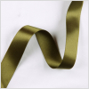 3/8 Sage Double Face French Satin Ribbon | Mood Fabrics