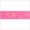 1.5 Hot Pink Polka Dot Grosgrain Ribbon | Mood Fabrics