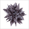 Gray Fabric Flower Brooch | Mood Fabrics