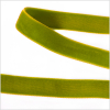Lime Green Double Face Velvet Ribbon - 5/8 | Mood Fabrics