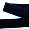 Navy Double Face Velvet Ribbon - 1.5 | Mood Fabrics