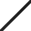 Black Single Face Velvet Ribbon - 0.125 - Detail | Mood Fabrics