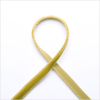 Olive Single Face Velvet Ribbon - 0.125 - Detail | Mood Fabrics