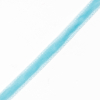 Sky Blue Single Face Velvet Ribbon - 0.125 - Detail | Mood Fabrics