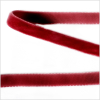 Dark Red Single Face Velvet Ribbon - 0.375 | Mood Fabrics