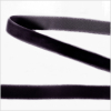 Black Single Face Velvet Ribbon - 0.375 | Mood Fabrics