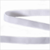 White Single Face Velvet Ribbon - 0.375 | Mood Fabrics