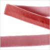 Old Rose Single Face Velvet Ribbon - 0.875 | Mood Fabrics