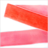 Bright Orange Single Face Velvet Ribbon - 1.5 | Mood Fabrics