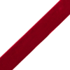 Scarlet Single Face Velvet Ribbon - 2 | Mood Fabrics