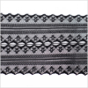 3.5 Black Sheer Lace | Mood Fabrics