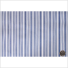Italian Blue & White Striped Cotton Shirting - Full | Mood Fabrics
