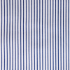 Italian Blue & White Striped Cotton Shirting | Mood Fabrics