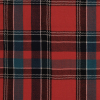 Red & Blue Multicolor Plaid Suiting | Mood Fabrics