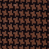 Brown Houndstooth Natty Cotton - Detail | Mood Fabrics