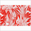Red Floral Cotton Print - Full | Mood Fabrics