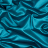 Turquoise Blue Silk and Wool Sateen | Mood Fabrics