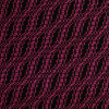 Italian Black/Fuchsia Geometric Cotton-Blend Tweed | Mood Fabrics