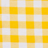 Bright Yellow and White Big Checks Cotton Jersey | Mood Fabrics