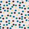 Dotted Multicolor Poly Jersey Knit - Detail | Mood Fabrics
