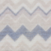 Gray-Ivory Zig Zag Missoni-like Brushed Wool Coating - Detail | Mood Fabrics