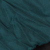 Teal and Black Double-Faced Polyester Woven - Detail | Mood Fabrics