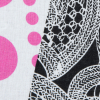 Pink and Blue Largely Scaled Printed Cotton Voile - Detail | Mood Fabrics