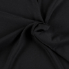 Black Solid Soft Lightweight Poly Lining | Mood Fabrics