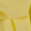 Banana Yellow Solid Silk Crepe - Detail | Mood Fabrics