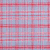 Gray & Bright Red Plaid Cotton Flannel | Mood Fabrics