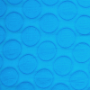 Bright Aqua Polka Dots Embroidered Cotton Voile | Mood Fabrics