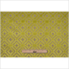 Chartreuse Geometric Cut Velvet - Full | Mood Fabrics