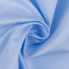 Sky Blue Textured Cotton Shirting - Detail | Mood Fabrics