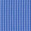 Blue-On-Blue Checkered Cotton Shirting - Detail | Mood Fabrics