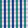 Navy/Green Checkered Cotton Shirting - Detail | Mood Fabrics