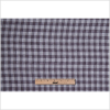 Slate Gray and Black Checked Semi-Sheer Poly Shirting - Full | Mood Fabrics