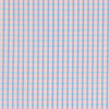 Theory Orange/Sky Blue/Purple Checkered Cotton Shirting - Detail | Mood Fabrics