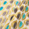 Green/Blue Geometric Cut Polyester-Viscose Velvet - Folded | Mood Fabrics