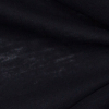 NYC Designer Black Tissue-Weight Cotton Jersey - Detail | Mood Fabrics