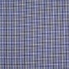 Navy and White Small Checked Cotton Gingham Shirting | Mood Fabrics