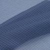 Famous NY Designer Stonewashed Blue Textured Poly Chiffon - Folded | Mood Fabrics