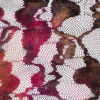 Magenta Textured Contemporary Lace - Detail | Mood Fabrics