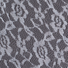 White Floral Poly Mesh Lace - Detail | Mood Fabrics
