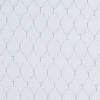 Light Blue/Metallic Silver Polyester Mesh Lace - Detail | Mood Fabrics
