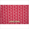 Red Scallop Pattern Viscose-Blend Lace - Full | Mood Fabrics