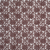 Fudgesicle Brown Poly Floral Lace | Mood Fabrics