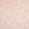 Peach Satiny Leaves Poly Lace | Mood Fabrics