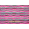 Famous NYC Designer Hot Pink Novelty Metallic Tweed (Fused Backing) - Full | Mood Fabrics