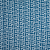 Solid Turkish Tile Blue Medium Weight Geometric Cotton Lace | Mood Fabrics