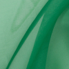 Oscar de la Renta Ming Green Silk Organza - Detail | Mood Fabrics